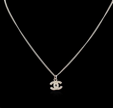 chanel logo necklace real|Chanel necklace price list.